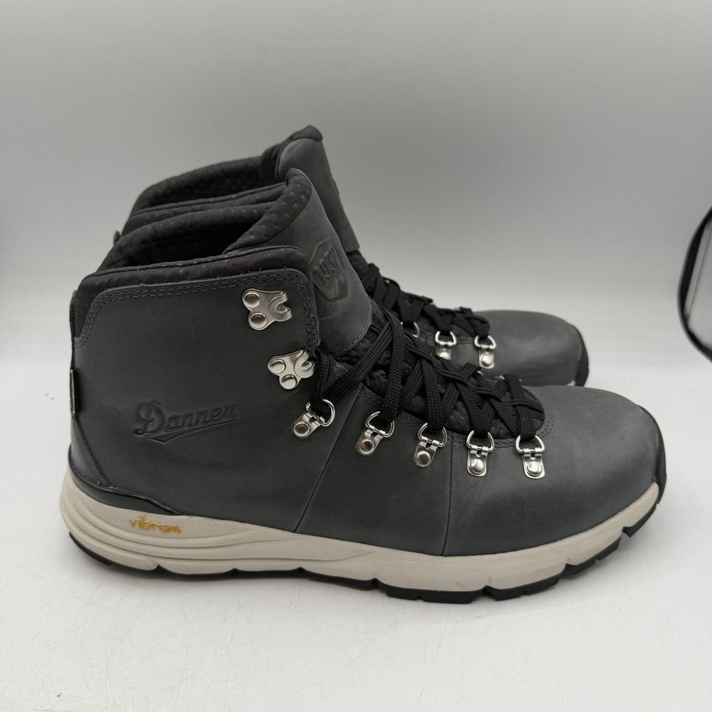 Danner Mountain 600 4.5" Hiking Boots Men Sz 9.5 D Grey Leather Waterproof 62257
